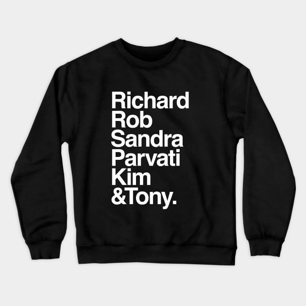 survivor names Crewneck Sweatshirt by disfor